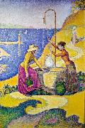 Paul Signac Women at the Well oil painting